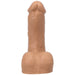 Realistic brown silicone packer with detailed texture and rounded base, designed for everyday wear and play.