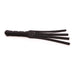 Black silicone Tawse It Overboard paddle with four flexible tongues and textured handle.