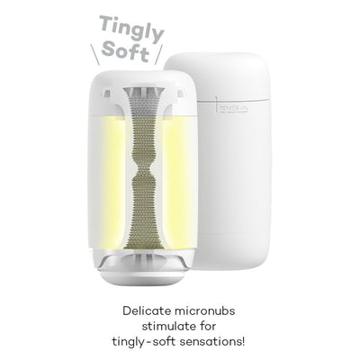 Tenga Puffy Stroker Sugar White - SexToy.com
