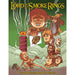 Cover of The Lord Of The Smoke Rings parody coloring book featuring stoner-themed fantasy characters in a smoky green background.