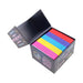 Open black box displaying colorful stacks of date night "Would You Rather?" cards for couples in red, purple, blue, yellow, and pink.