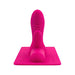 Bright pink silicone dual-headed attachment with textured bulbous tips on a flat base for The Unicorn and The Cowgirl machines.
