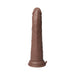 Realistic brown Thruster Rabbit vibrator with suction base and control buttons on a white background.