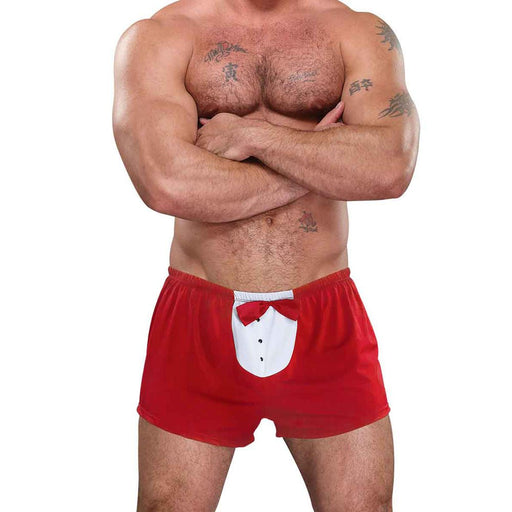 Tuxedo Boxer One Size Red - SexToy.com