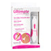 Ultimate Personal Shaver Kit for women with white and pink shaver in packaging for smooth skin and intimate grooming.