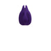 Compact purple Vedo Huni rechargeable finger vibrator with flexible ears and smooth silicone finish.
