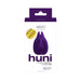 Packaging of Vedo Huni rechargeable finger vibrator in purple with 10 vibration modes and over 1 million toys sold badge.
