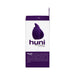 Packaging box of Vedo Huni Rechargeable Finger Vibe in purple and white with product image and description.