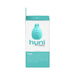 Packaging box of Vedo Huni Rechargeable Finger Vibe in teal and white with product image and description.