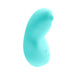 Turquoise VeDO Izzy rechargeable clitoral vibrator with smooth silicone finish and ergonomic curved design.
