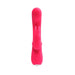Foxy pink VeDO Kinky Bunny Plus dual motor vibrator with rabbit-shaped clitoral stimulator and smooth silicone shaft.