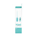 VeDO KIWI rechargeable turquoise insertable bullet vibrator with remote control shown on product packaging.