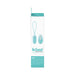VeDO KIWI rechargeable turquoise insertable bullet vibrator with remote control shown on product packaging.