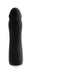 Black rechargeable silicone vibrator with a smooth, flexible shaft and ergonomic control buttons.