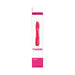 Pink Vedo Rockie Rechargeable Dual Vibe in sleek packaging with dual motors and curved design for targeted stimulation.