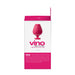 Vedo Vino Rechargeable Vibrating Sonic Vibe packaging with pink and white design and product image on front.