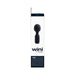 Packaging box of Vedo Wini rechargeable mini wand in black with product image and branding on white background.