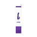 Packaging box of VeDO Wink Vibe in orchid purple with product image and branding on white background.