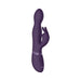 Purple silicone Niva Rabbit Vibrator with ergonomic design and control buttons on the handle.