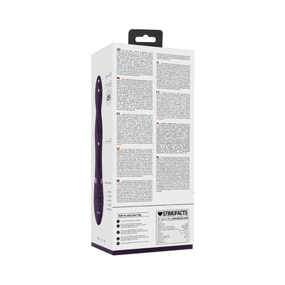 Packaging box of the Niva Rabbit Vibrator showing product features, instructions, and specifications in multiple languages.