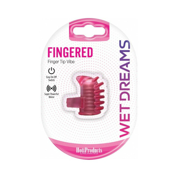 Wet Dreams Fingered Finger Tip Vibe Pink - SexToy.com