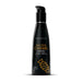 Black pump bottle of Wicked Salted Caramel flavored water-based intimate lubricant, 4 fl oz.