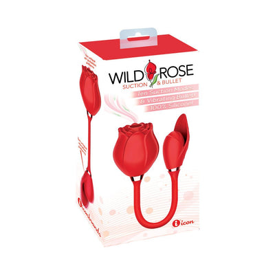 Wild Rose Suction And Bullet Red - SexToy.com