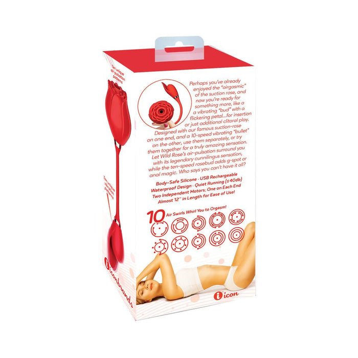 Wild Rose Suction And Bullet Red - SexToy.com