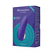 Womanizer Starlet 3 clitoral stimulator in violet with packaging highlighting Pleasure Air Technology and new design.