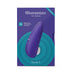 Purple Womanizer Starlet 3 clitoral stimulator on matching purple and teal packaging with product name and features.