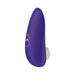 Womanizer Starlet 3 clitoral stimulator in violet with ergonomic design and control buttons on the side.
