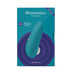Womanizer Starlet 3 clitoral stimulator in turquoise with Pleasure Air Technology shown on teal and purple packaging.