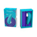Womanizer Starlet 3 clitoral stimulator in turquoise with packaging box showing product and branding details.
