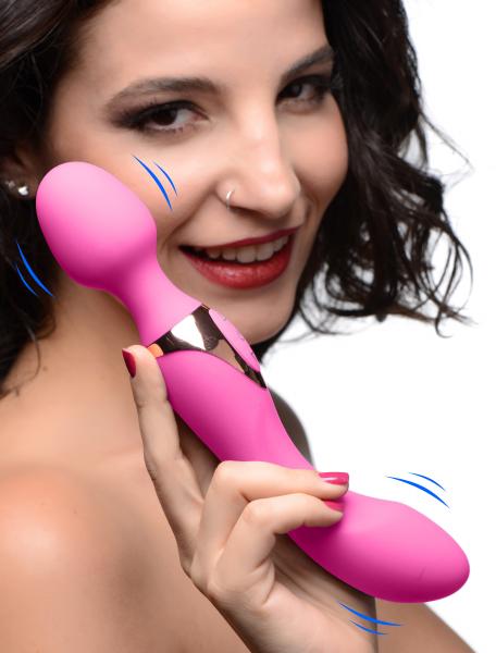 10x Dual Duchess 2-in-1 Silicone Massager - Pink | SexToy.com