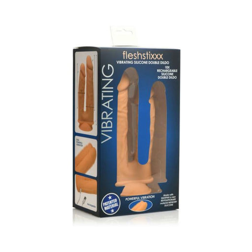 10x Silexpan Vibrating 6 And 7 Inch Double Dildo - SexToy.com