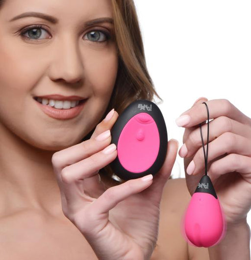 10x Silicone Vibrating Egg - Pink | SexToy.com