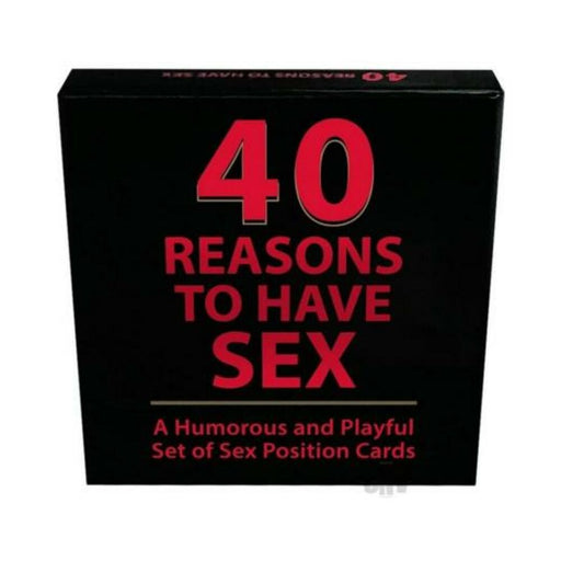 40 Reasons To Have Sex Cards - SexToy.com