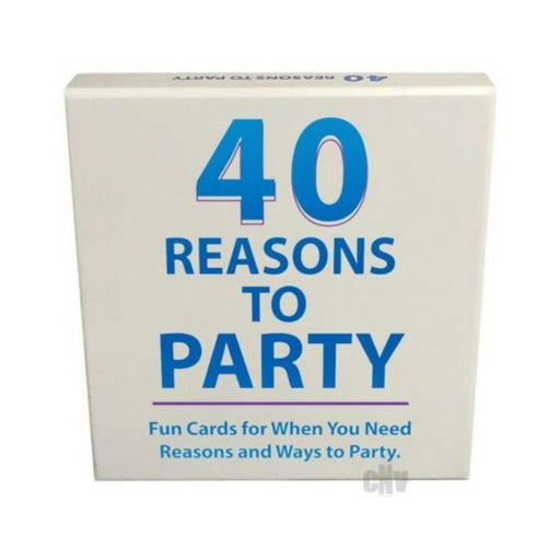 40 Reasons To Party Cards - SexToy.com