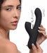 5 Star 13x Silicone Pulsing And Vibrating Rabbit - Black | SexToy.com