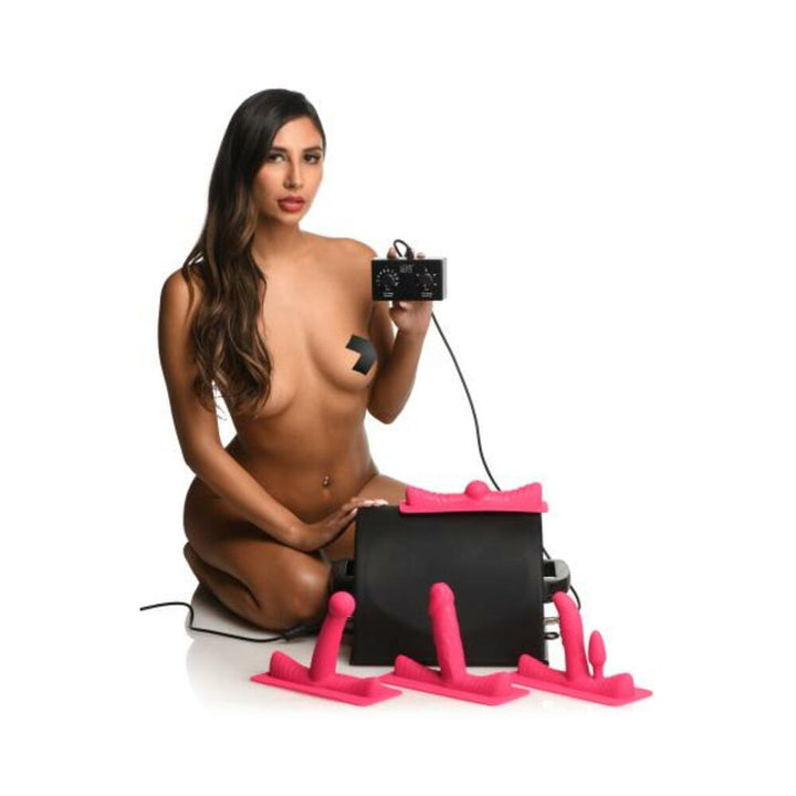 50x Saddle Pro Sex Machine With 4 Attachments - SexToy.com