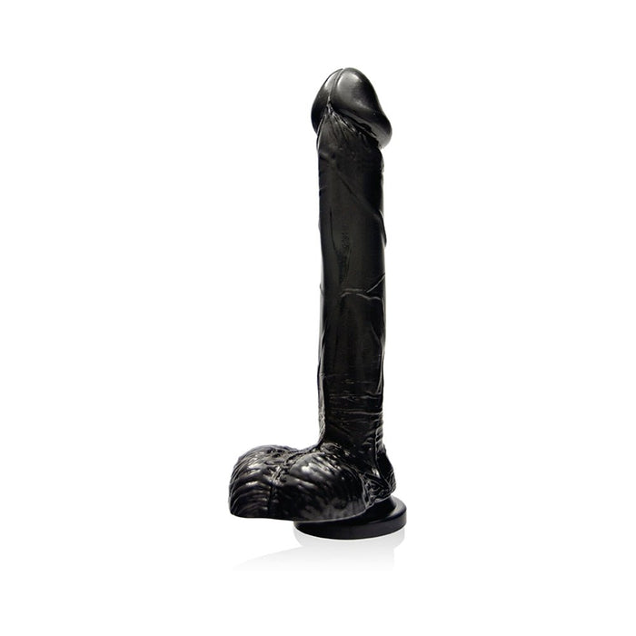 9 inches Cock with Balls & Suction Cup Black | SexToy.com