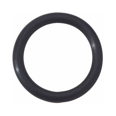 Black 1.25-inch flexible rubber ring designed for comfort and endurance enhancement