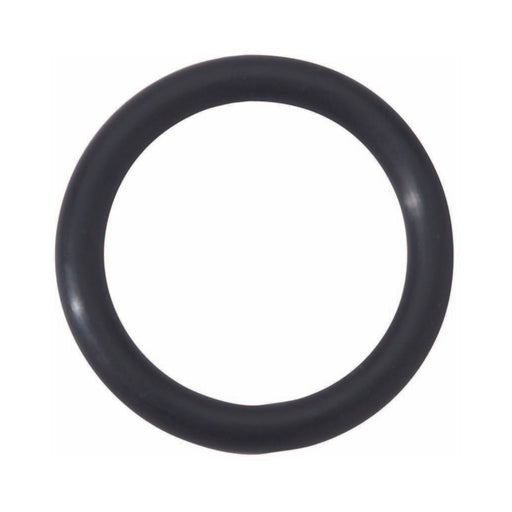 Black 1.25-inch flexible rubber ring designed for comfort and endurance enhancement
