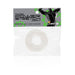 Clear thick power stretch donut ring in sealed retail packaging with branded header card and product name.