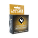 Box of three ID Extra Large lubricated latex condoms with black and gold packaging