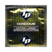 ID Extra Large condom in black and gold foil packaging with dotted design and bold logo.