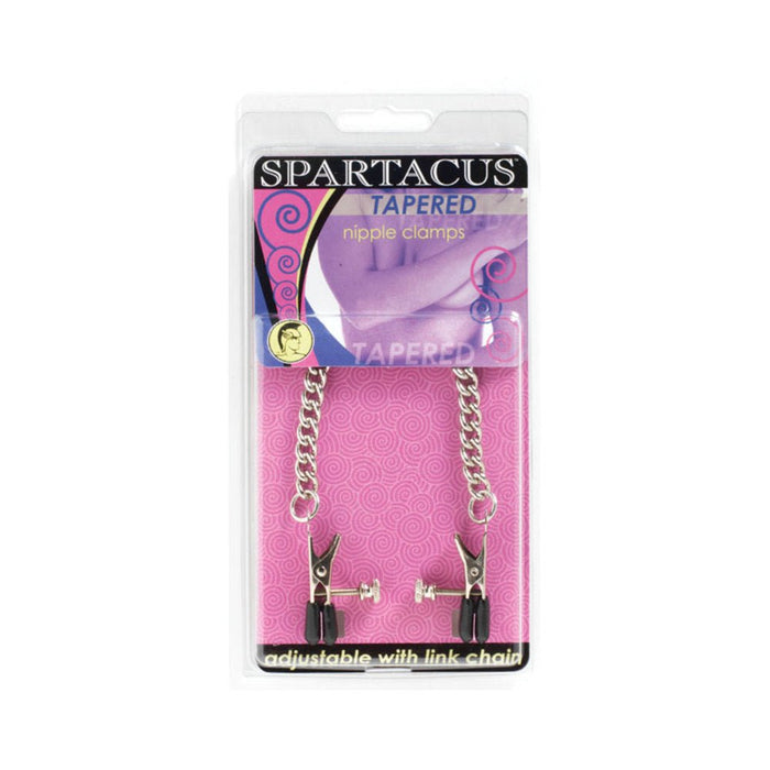 Adjustable Nipple Clamps With Curbed Chain | SexToy.com