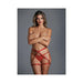 Adore The Fantasy Strappy Harness & Ouverte G-string Red O/s - SexToy.com