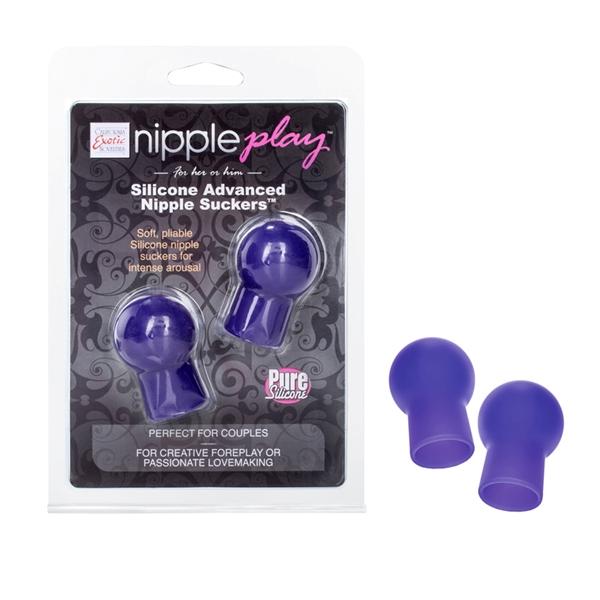Advanced Silicone Nipple Suckers Purple | SexToy.com