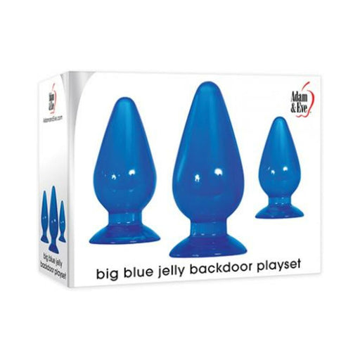 A&e Big Blue Jelly Backdoor Playset 3-pieces Blue | SexToy.com